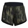 Under Armour (wmns)  Fly-by 2.0 Printed Shorts 'black Green'