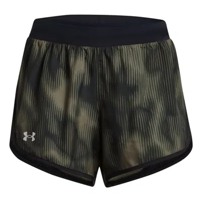 Under Armour (wmns)  Fly-by 2.0 Printed Shorts 'black Green'
