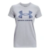 Under Armour (wmns)  Graphic Training Sports Print Crewneck Short Sleeve Grey In Gray