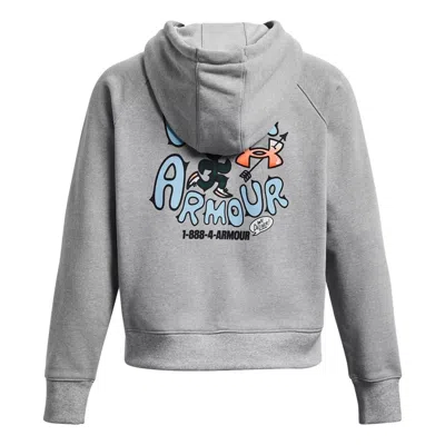 Under Armour (wmns)  Heavyweight Terry Rose Hoodie 'grey' In Gray