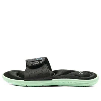 Under Armour (wmns)  Ignite 4 Graphic Strap Slide 'black Aqua Foam'