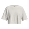 Under Armour (wmns)  Journey Terry Cropped T-shirt 'grey' In Gray