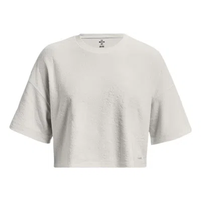 Under Armour (wmns)  Journey Terry Cropped T-shirt 'grey' In Gray