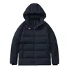 Under Armour (wmns)  Logo Training Hooded Down Jacket 'black White' In Blue