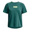 Under Armour (wmns)  Project Rock Globe T-shirt 'coastal Teal' In Green