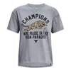 Under Armour (wmns)  Project Rock Iron Heavyweight T-shirt 'grey' In Gray