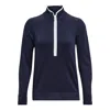 Under Armour (wmns)  Storm Sweater Fleece Half Zip Sweater Fleece 'navy Blue'