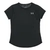 Under Armour Women's Tech V-neck Short-sleeve Top In Black