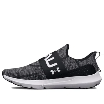 Under Armour (wmns)  Surge 3 Slip 'black White' In Gray