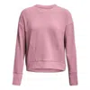 Under Armour (wmns)  Unstoppable Fleece Crew 'pink'