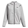 Under Armour (wmns)  Unstoppable Fleece Full Zip Jacket 'light Grey' In Gray