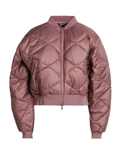 Under Armour Woman Jacket Antique Rose Size L Polyester In Pink