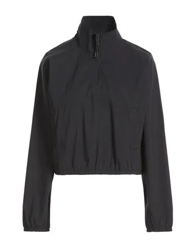 Under Armour Woman Jacket Black Size L Nylon, Elastane