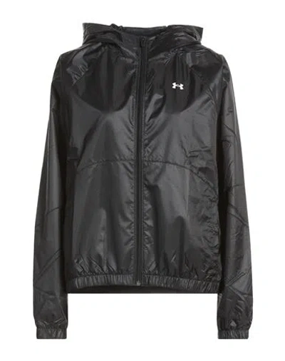 Under Armour Woman Jacket Black Size L Polyester