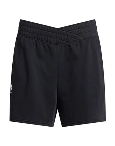 Under Armour Woman Shorts & Bermuda Shorts Black Size L Cotton, Polyester