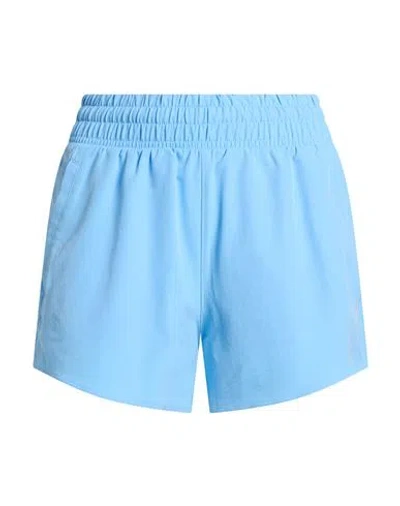 Under Armour Woman Shorts & Bermuda Shorts Light Blue Size Xs Polyester, Elastane