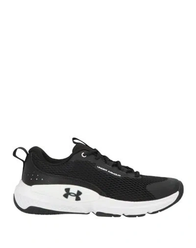 Under Armour Woman Sneakers Black Size 8 Synthetic Fibers