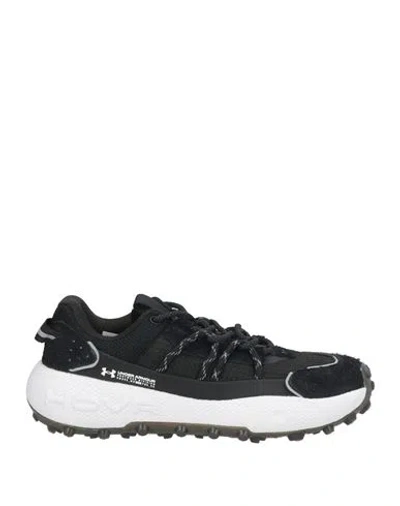 Under Armour Woman Sneakers Black Size 9 Textile Fibers, Synthetic Material