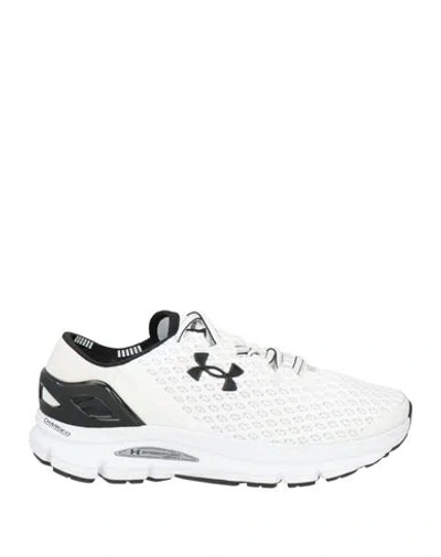 Under Armour Woman Sneakers Off White Size 8 Textile Fibers