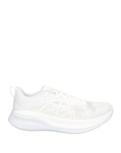 Under Armour Woman Sneakers White Size 7 Textile Fibers