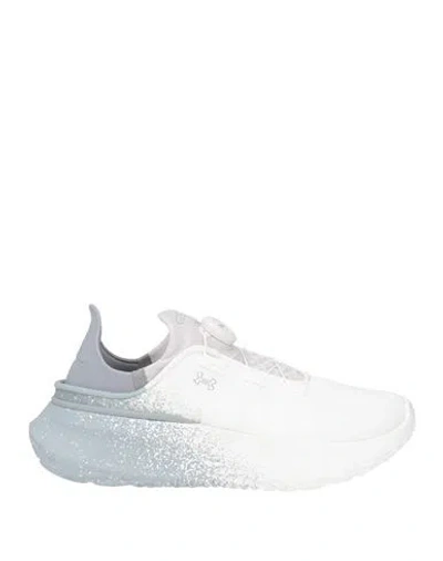 Under Armour Woman Sneakers White Size 8 Textile Fibers