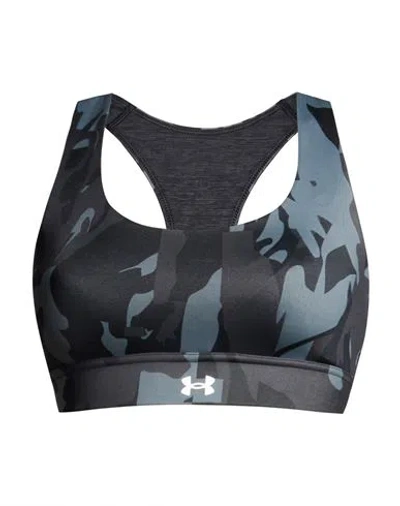 Under Armour Woman Top Grey Size Xs Nylon, Elastane In Black