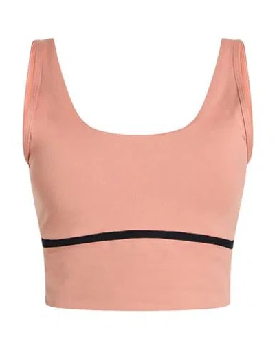 Under Armour Woman Top Salmon Pink Size Xs Polyester, Elastane
