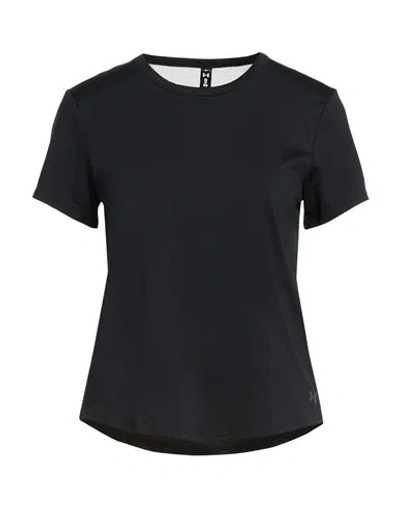 Under Armour Woman T-shirt Black Size Xs Polyester, Elastane