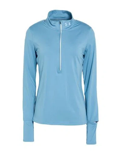 Under Armour Woman T-shirt Light Blue Size Xs Polyester, Elastane