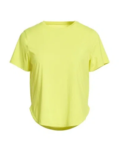 Under Armour Woman T-shirt Lime Green Size S Nylon, Elastane