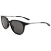 Under Armour Women's 54 Mm Grey Sunglasses In Burgundy