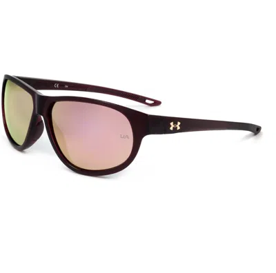 Under Armour Women's 59 Mm Red Sunglasses In Multi