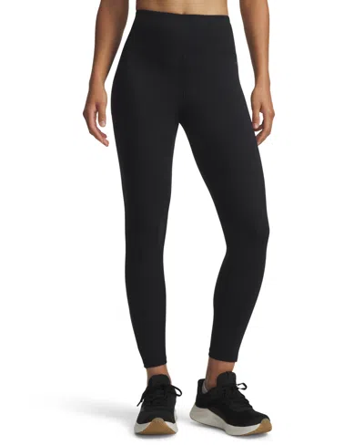 Under Armour Women's Ankle Length Motion Mesh Leggings In Black