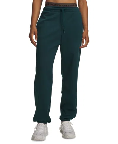 Under Armour Women's Ankle-length Jogger Pants In Blue