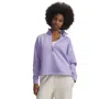 Under Armour Women's Armour Fleece Half Zip Sweatshirt In Purple