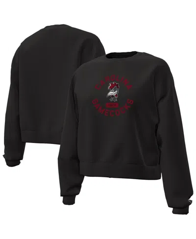 Under Armour Women's Black South Carolina Gamecocks Essentials Icon Fleece Tri-blend Sweatshirt