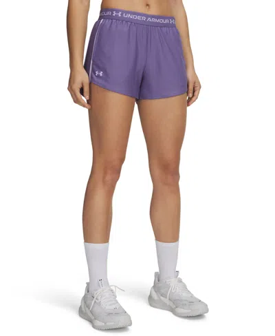 Under Armour Women's Casual Tech Play Up Shorts In Purple