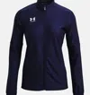 Under Armour Women's Challenger Track Jacket In Midnight Navy/white In Multi