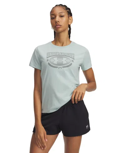 Under Armour Women's Crew Neck Short-sleeve Top In Blue