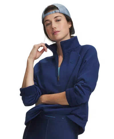 Under Armour Women's Fleece Zipper Sweatshirt In Blue