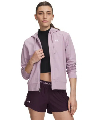 Under Armour Women's Fleece Zipper Sweatshirt In Pink