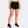 Under Armour Women's Fly By Mesh-panel Running Shorts In Black
