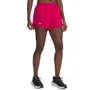 Under Armour Women's Fly By Mesh-panel Running Shorts In Red