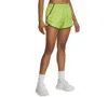 Under Armour Women's Fly By Mesh-panel Running Shorts In Green