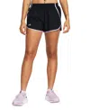 UNDER ARMOUR WOMEN'S FLY BY MESH-PANEL RUNNING SHORTS