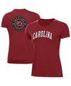 Under Armour Women's Garnet South Carolina Gamecocks Essentials 2-hit Performance T-shirt In Brown