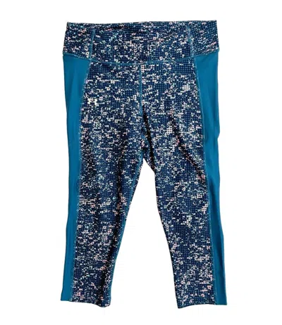Under Armour Women's Heat Gear Compression Cropped Leggings In Blue