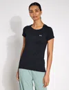 Under Armour Women's Heatgear Armour Short Sleeve In Black