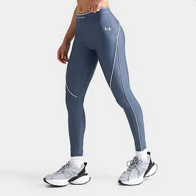 Under Armour Women's Heatgear No-slip Waistband Performance Leggings In Blue