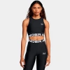 Under Armour Women's Heatgear Rib Tank Top In Black